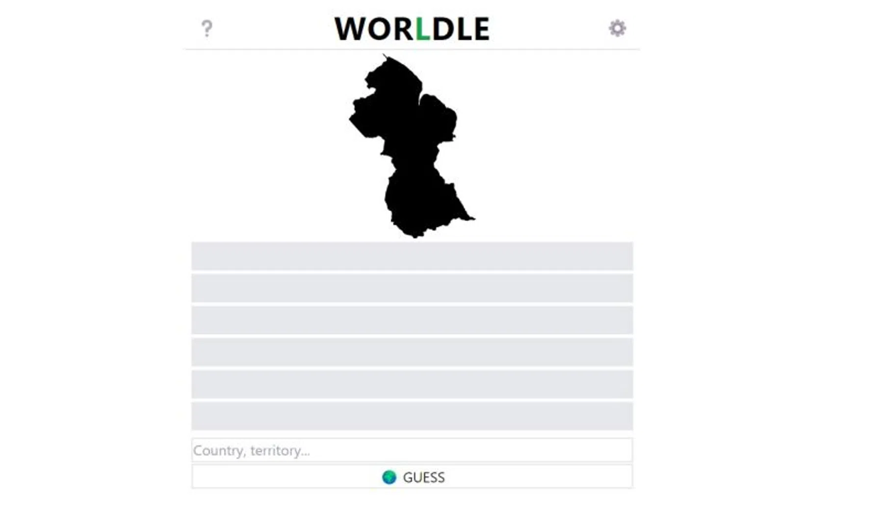 Wordle Worldle woordspel NYT geografie landen