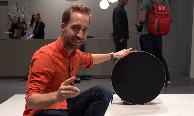 bang olufsen beosound edge speaker rond rollen
