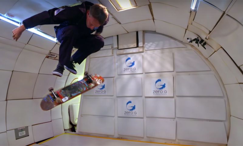 Video: Gewichtloos skaten met Tony Hawk
