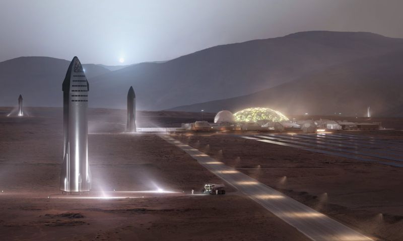 SpaceX Starship Elon Musk Twitter ruimtevaart