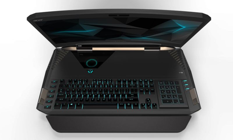 Gaminglaptop van Acer met gebogen scherm kost 9999 euro