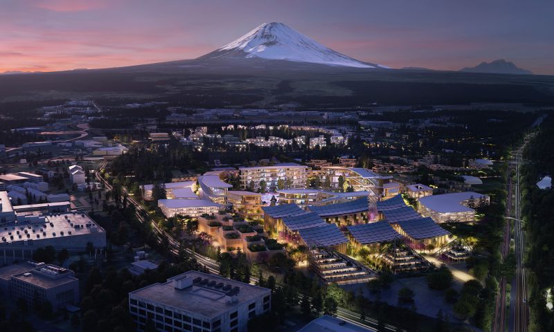 Toyota bouwt aan stad van de toekomst aan voet van berg Fuji