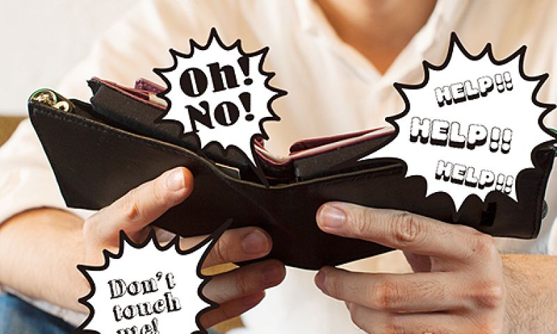 Levende portemonnee gilt als je te veel uitgeeft