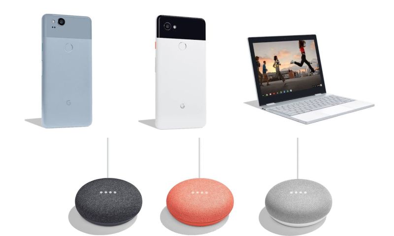 Nieuwe Google Pixel, Chromebook en Google Home gelekt