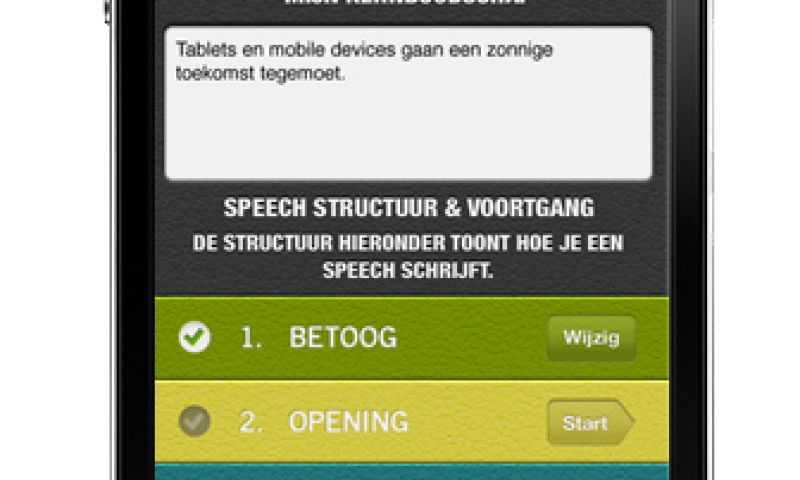 Hulp bij je toespraak met Speechwriter