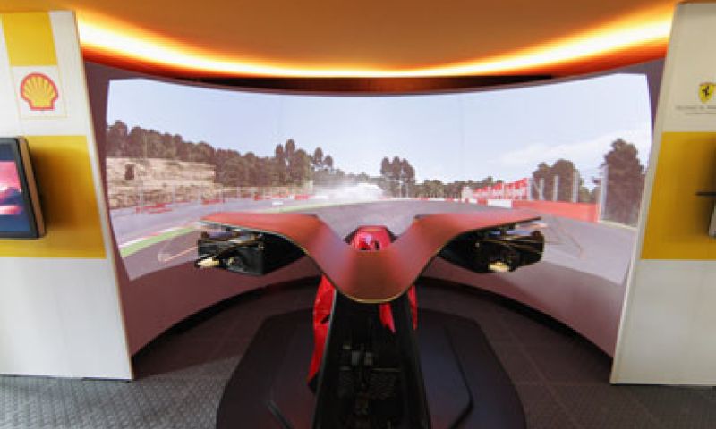 Eerste indruk: Shell/Ferrari F1-simulator