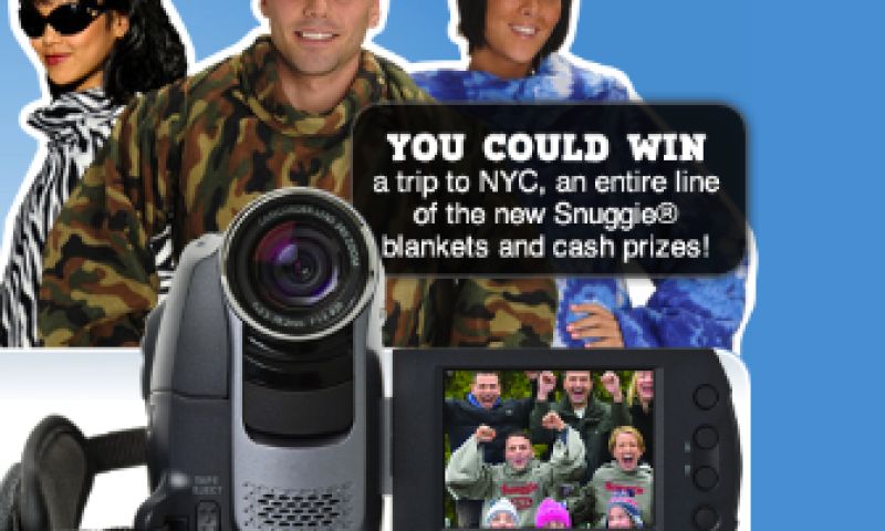 Werk mee aan de nieuwe Snuggie-commercial