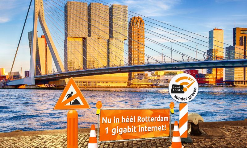 Ziggo stopt uitrol van 1Gbit/s-internet, ook voor Rotterdam