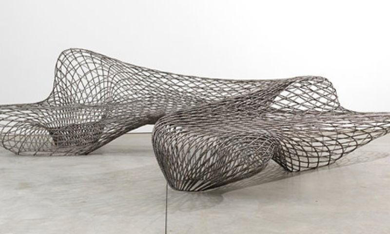 De eerste 3d-geprinte metalen bank, door Joris Laarman