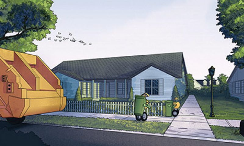 Volvo werkt aan robots als vuilnismannen