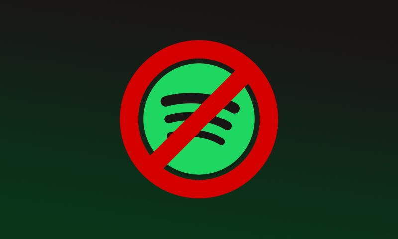 spotify artiesten blokkeren