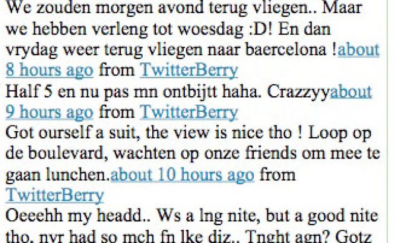 Ajacieden Twitteren brabbeltaaltje