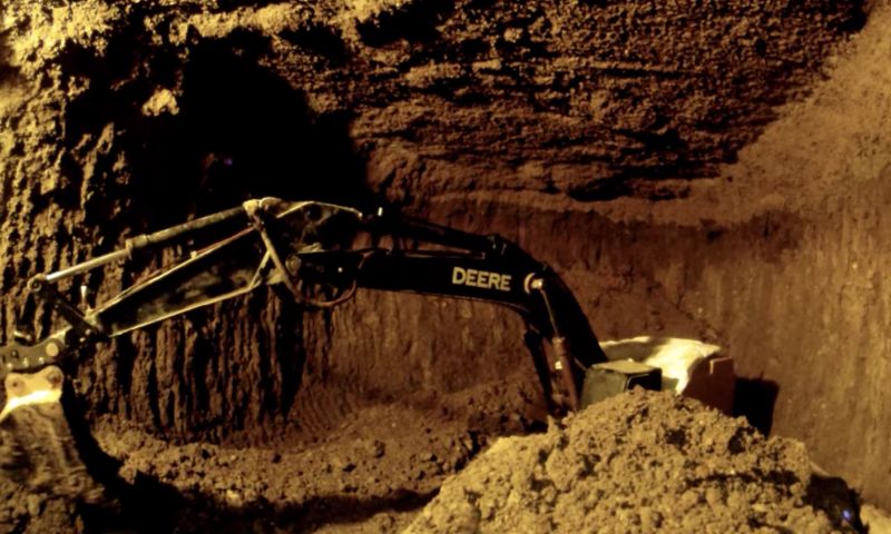 asmr kelder uitgraven klussen graafmachine vrachtwagen miniatuur mini micro