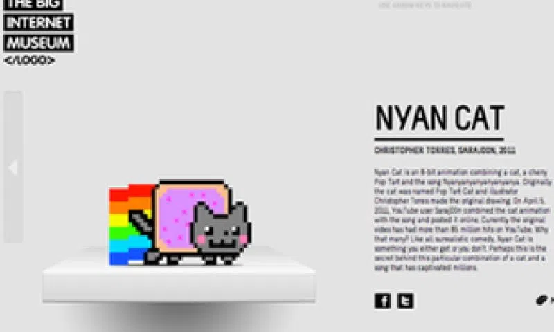 Nyan Cat, Minecraft en Twitter in het museum