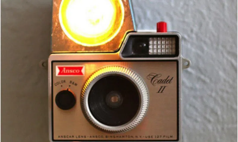 Vintage camera voor 's nachts