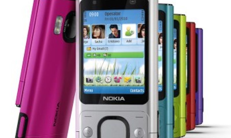 Kleurrijke telefoons van kleurloos Nokia
