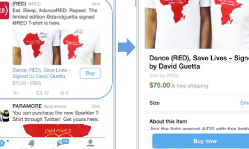 Twitter lanceert koopknop: bestellen binnen tweets