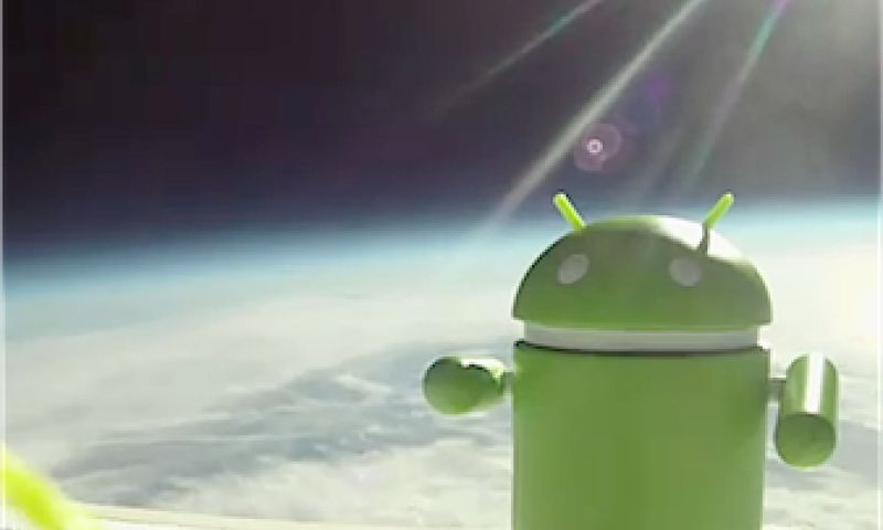 Android smartphones gaan de ruimte in