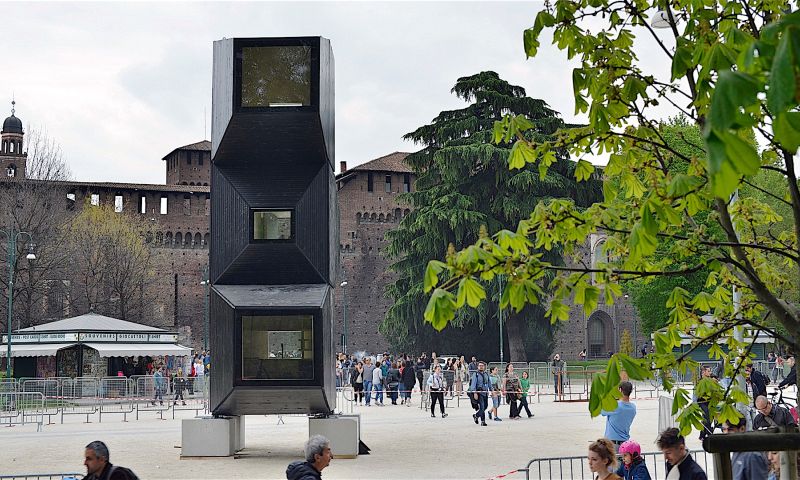 Toren van tiny houses