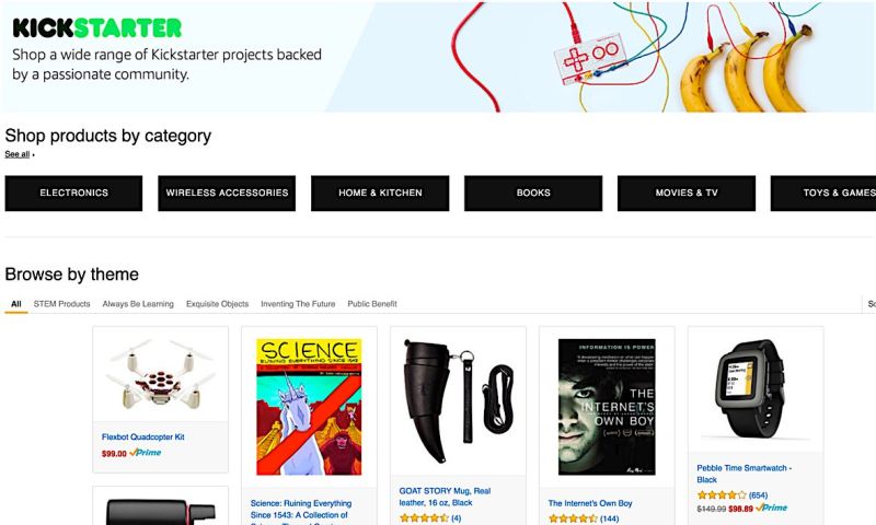 Amazon heeft nu een Kickstarter-afdeling