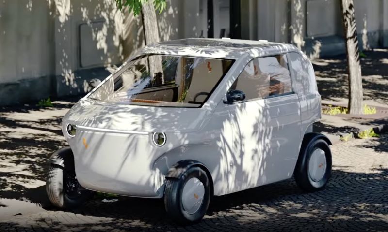 Elektrische mini-auto Luvly