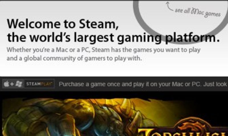 Steam beschikbaar op Mac