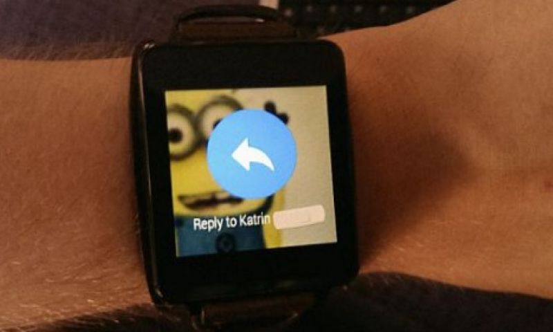 Zo krijg je WhatsApp en Facebook op je Android Wear smartwatch