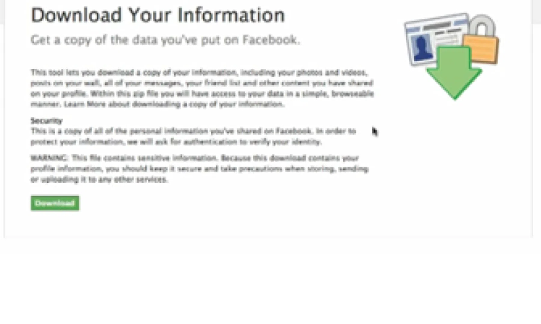 Facebook krijgt downloadknop