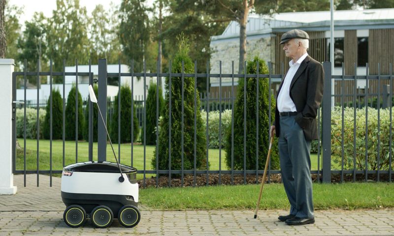 Hoe zwaar mag een bezorgrobot zijn?