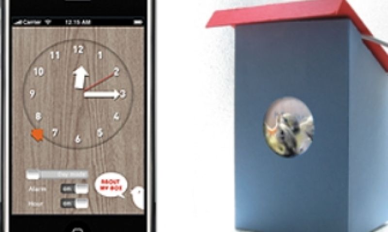 Vogelhuisje naast je bed