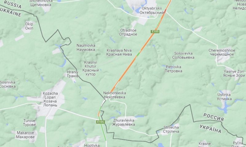 google maps invasie oekraine rusland leger