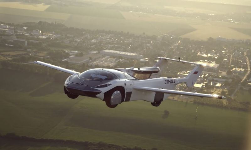 vliegende auto aircar succesvol testvlucht stefan klein