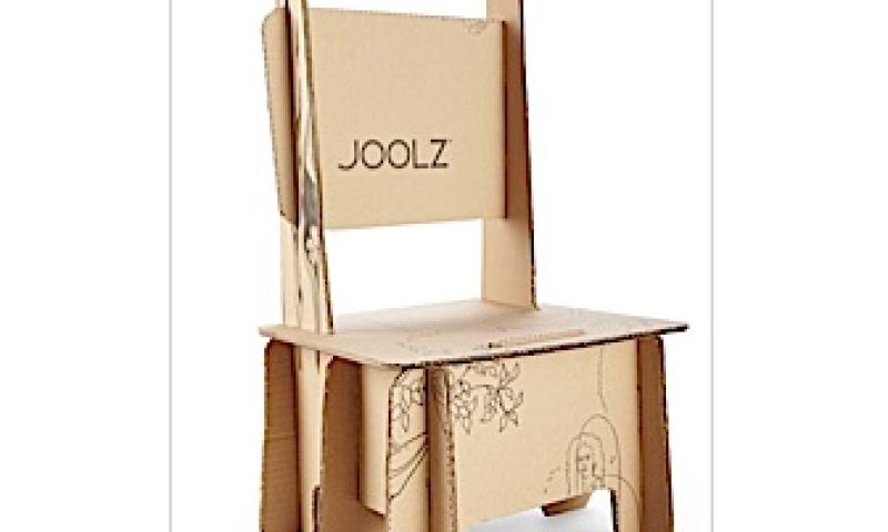 Joolz maakt meubels van verpakkingskarton