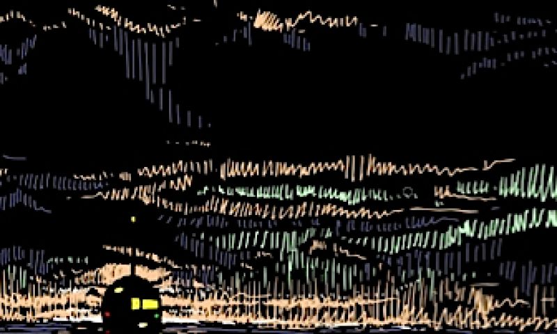 Wegdobberen op de waddenzee