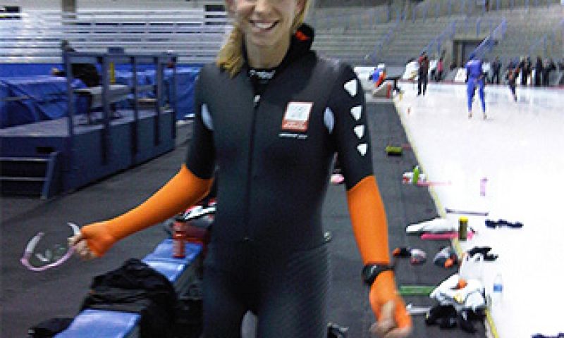 Geheimzinnig schaatspak bijna aan de start