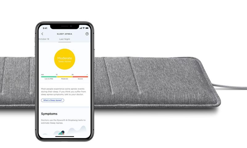 Withings voegt slaapapneu tracking toe aan slaapmonitor