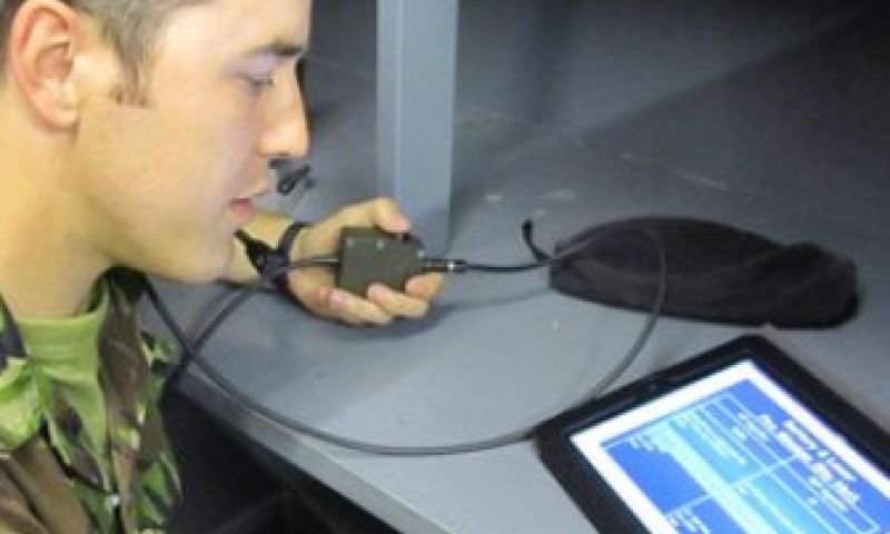 Soldaten trainen met iPad voor Afghanistan