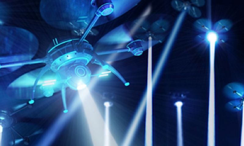 'Drone-circus' in Amsterdam ArenA met ruim 100 drones