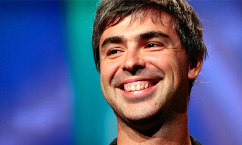 Protest tijdens Google-keynote, Larry Page reageert