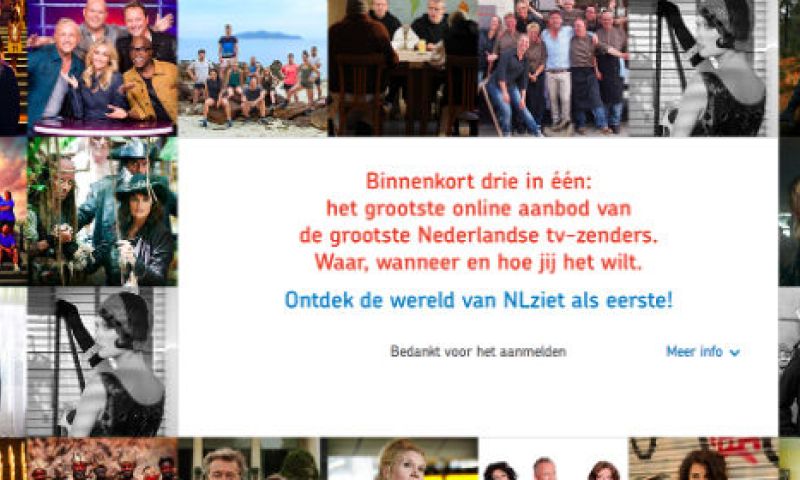 RTL, SBS en NPO starten samen videodienst NLziet