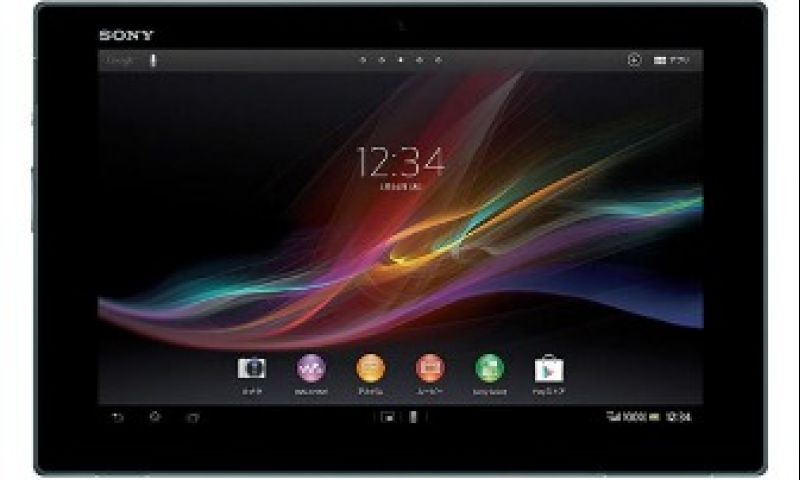 Sony introduceert ultradunne en waterdichte Xperia Tablet Z