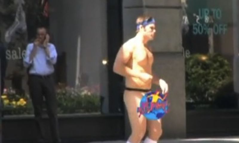 The world's fastest nudist