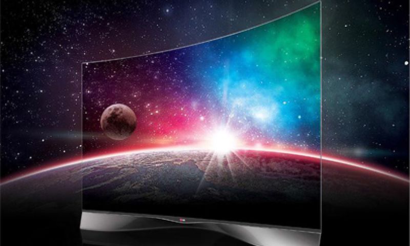 LG's gebogen OLED-tv in 2013 naar Nederlandse huiskamer