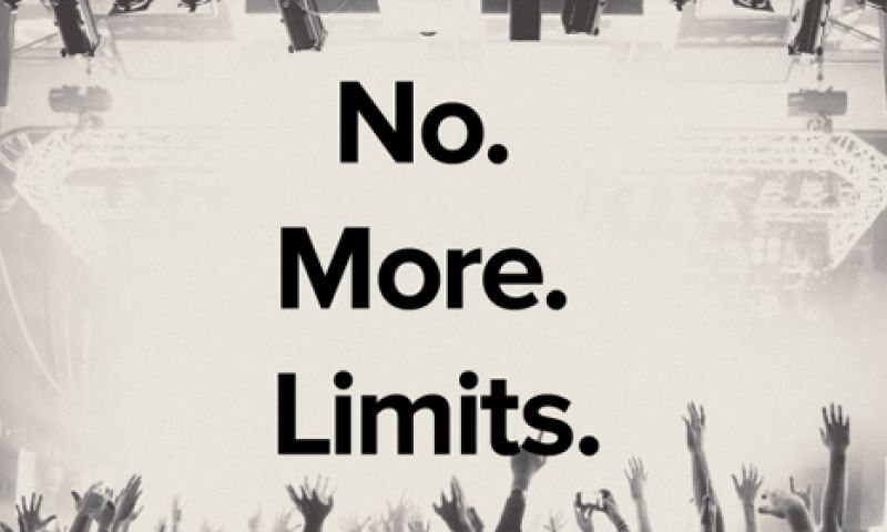 'There's no limit' maakt Spotify nu pas bekend