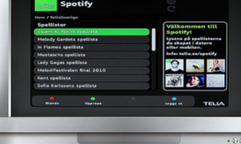 Spotify breidt uit naar tv