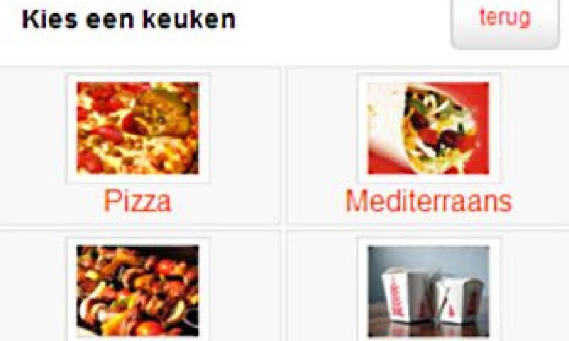 Bestel je diner onderweg naar huis