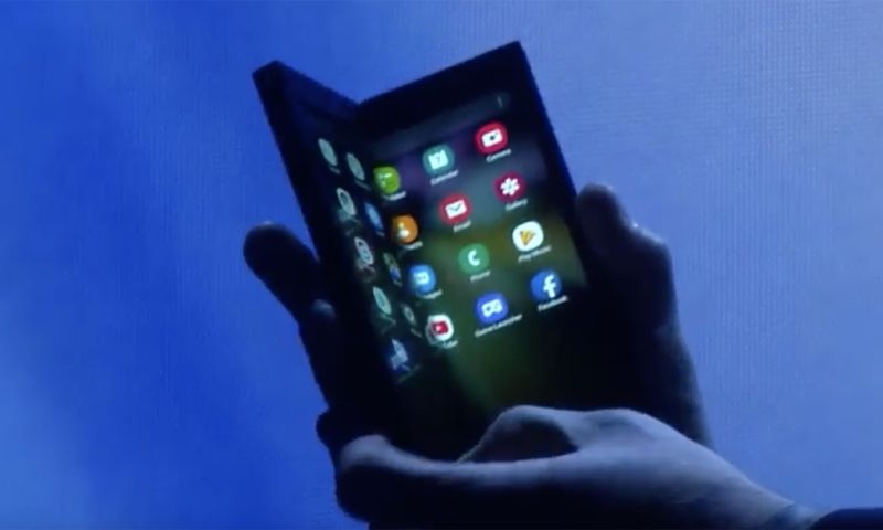 telefoon Samsung vouwen maar niet breken