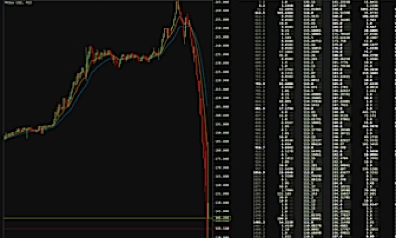 Grote vraag naar Bitcoin veroorzaakt crash