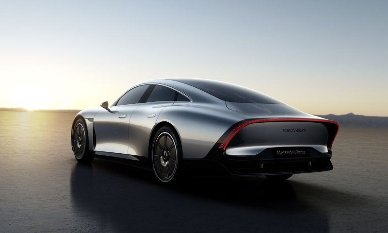Mercedes-Benz Vision EQXX conceptauto haalt 1000 kilometer op enkele lading