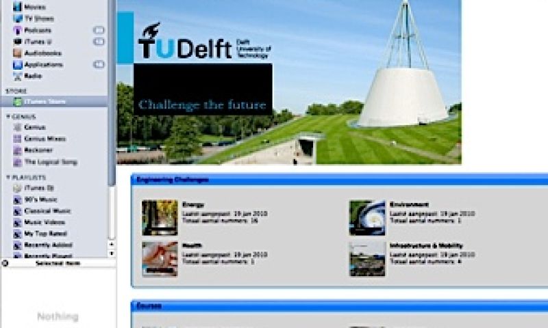 Eerste Nederlandse colleges op iTunes U